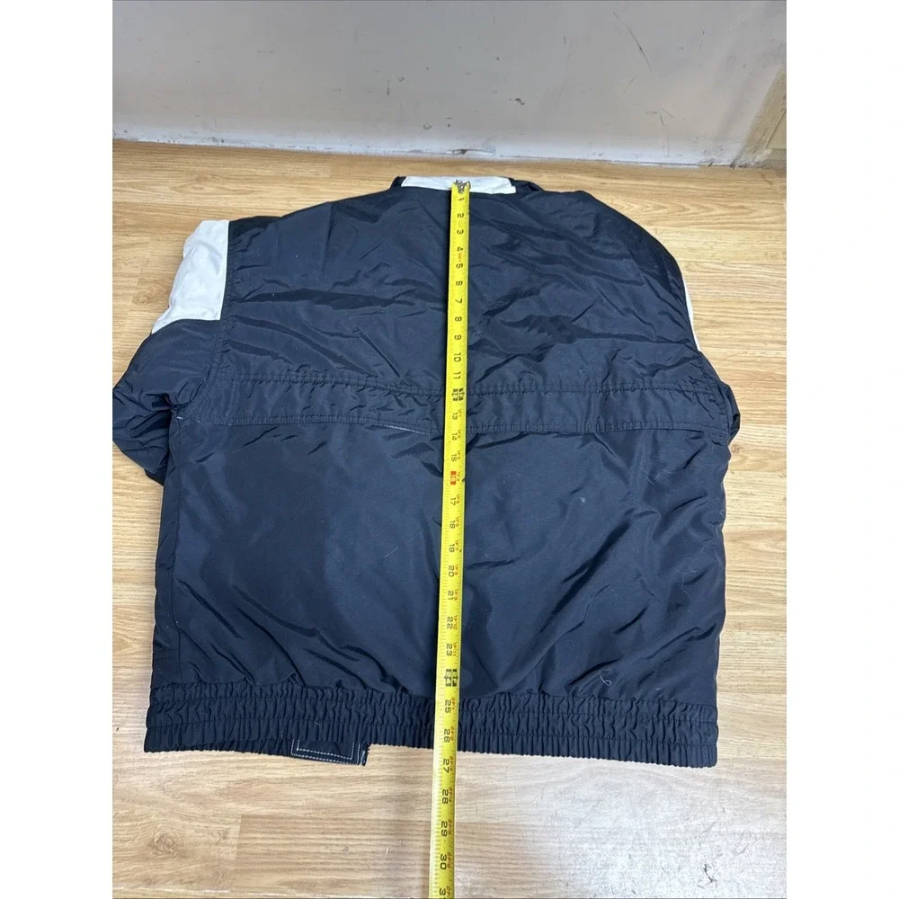 Vintage Bob Allen Black &‎ White Full Zip Ski Jacket Men's Medium